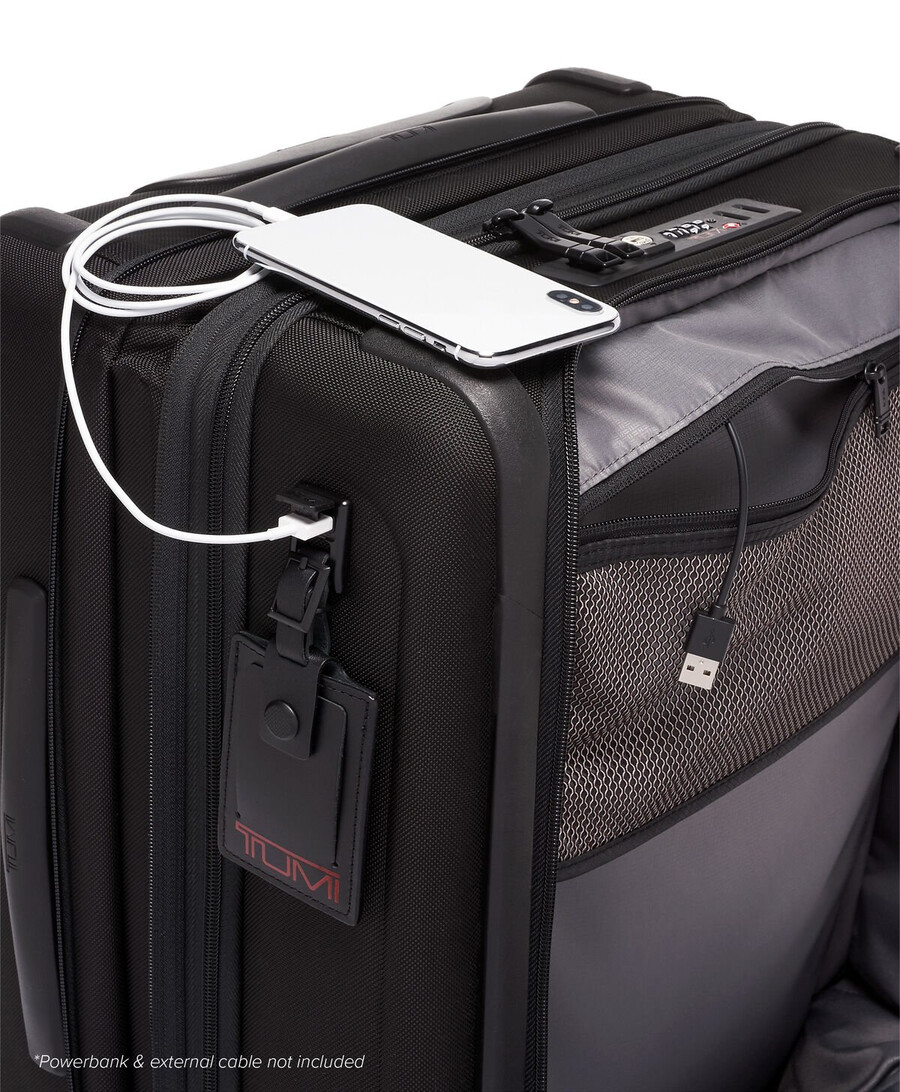 alpha 3 continental dual access expandable carry-on 56 cm