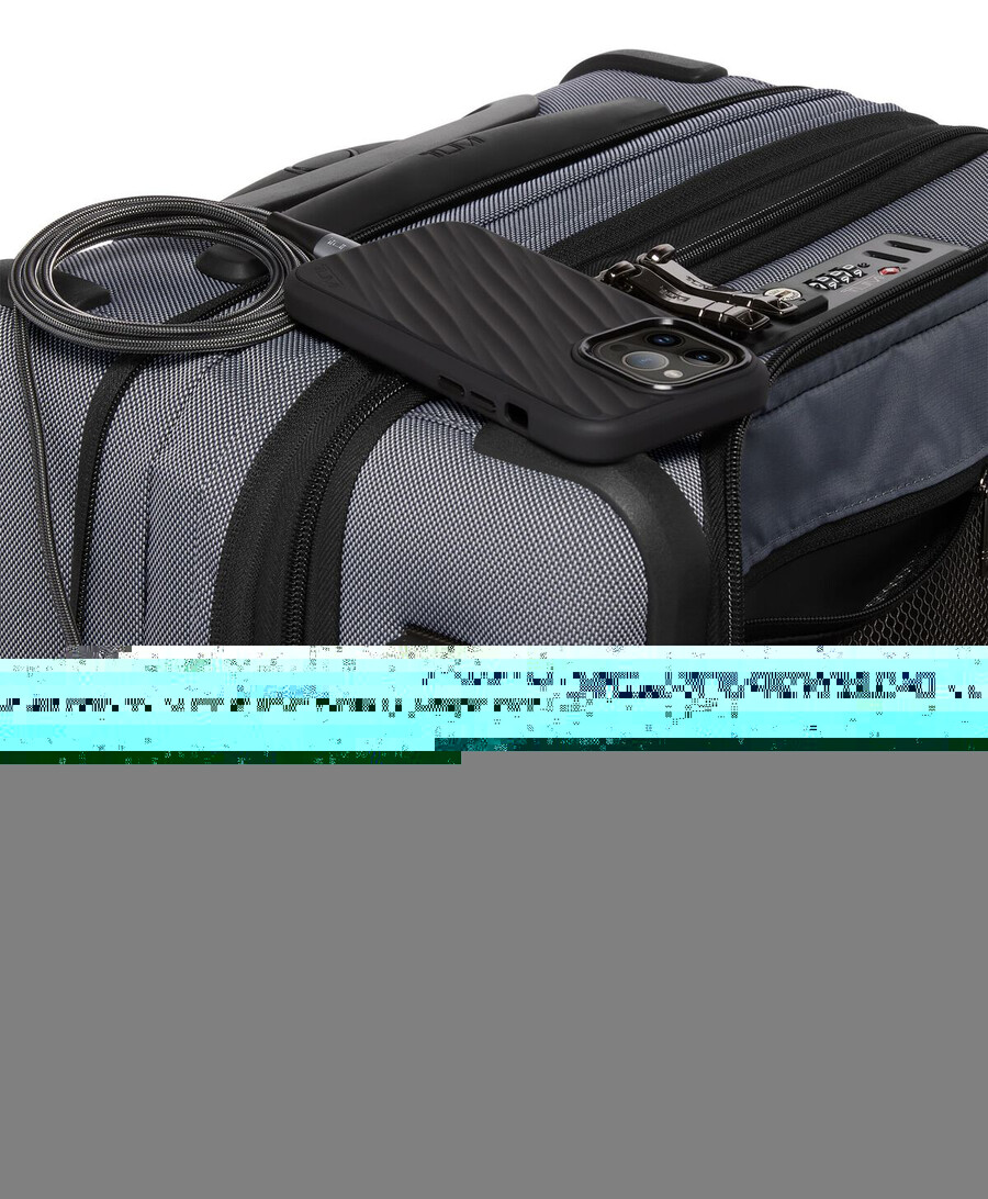 alpha x continental dual access expandable carry-on 56 cm