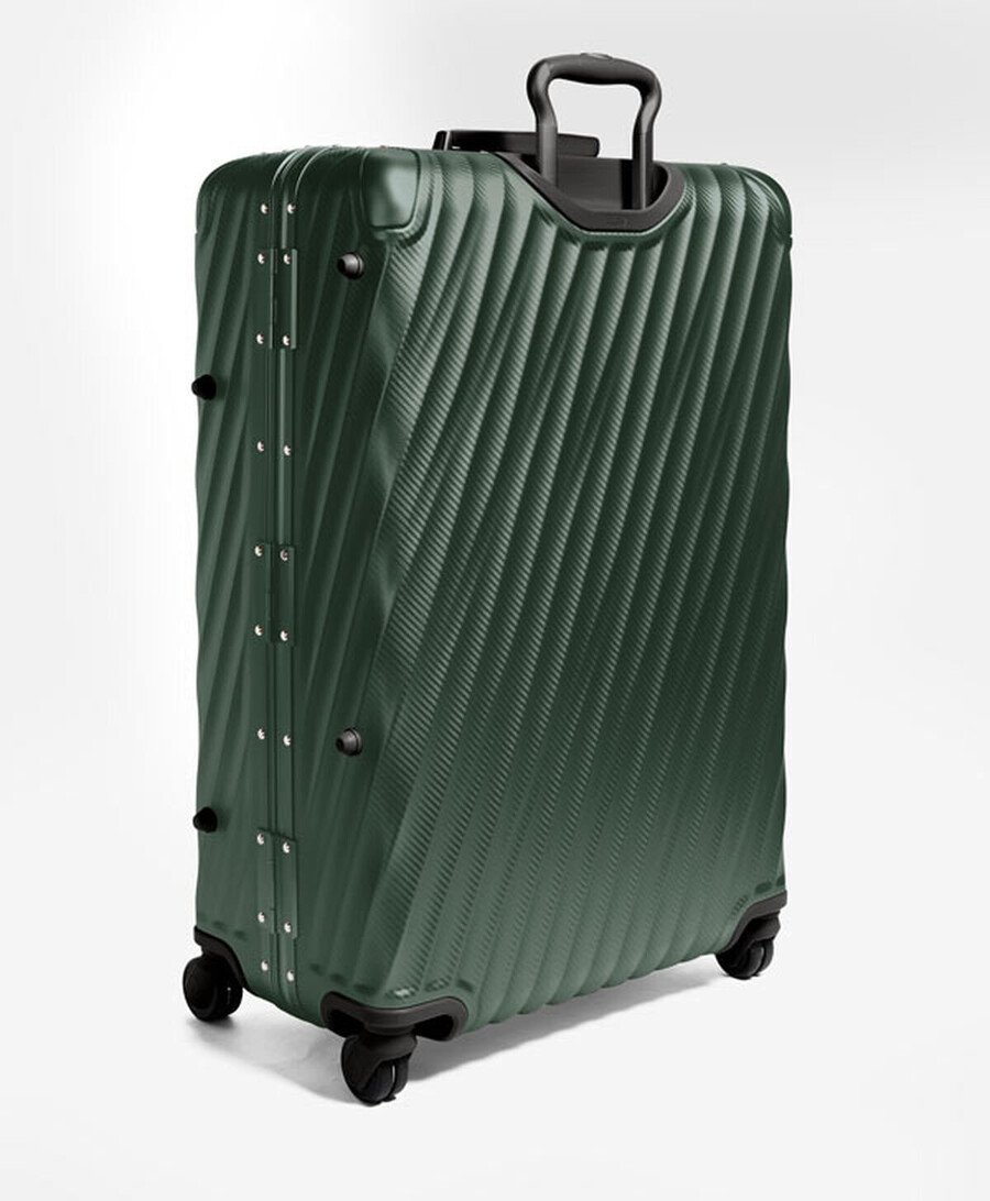 19 degree aluminium extended trip checked luggage 775 cm