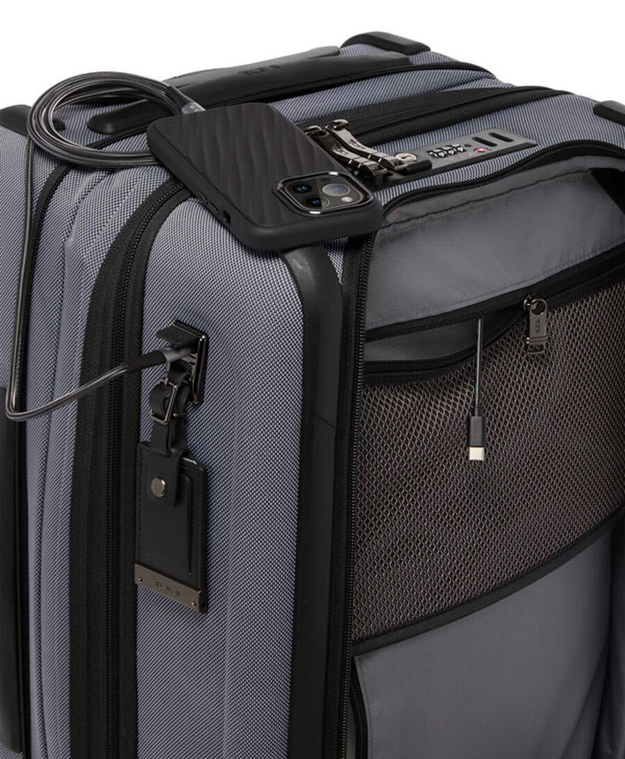 alpha x international dual access expandable carry-on 56 cm