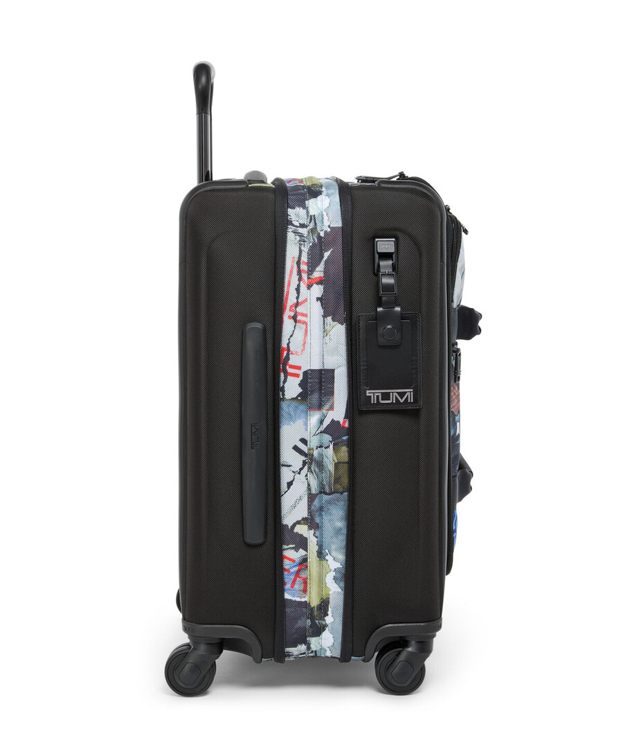 alpha international front lid dual access expandable carry-on 56 cm