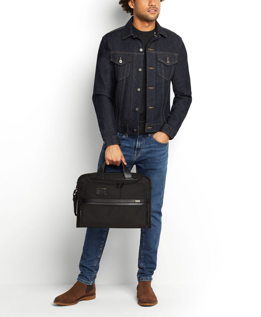 alpha 3 slim three way briefcase