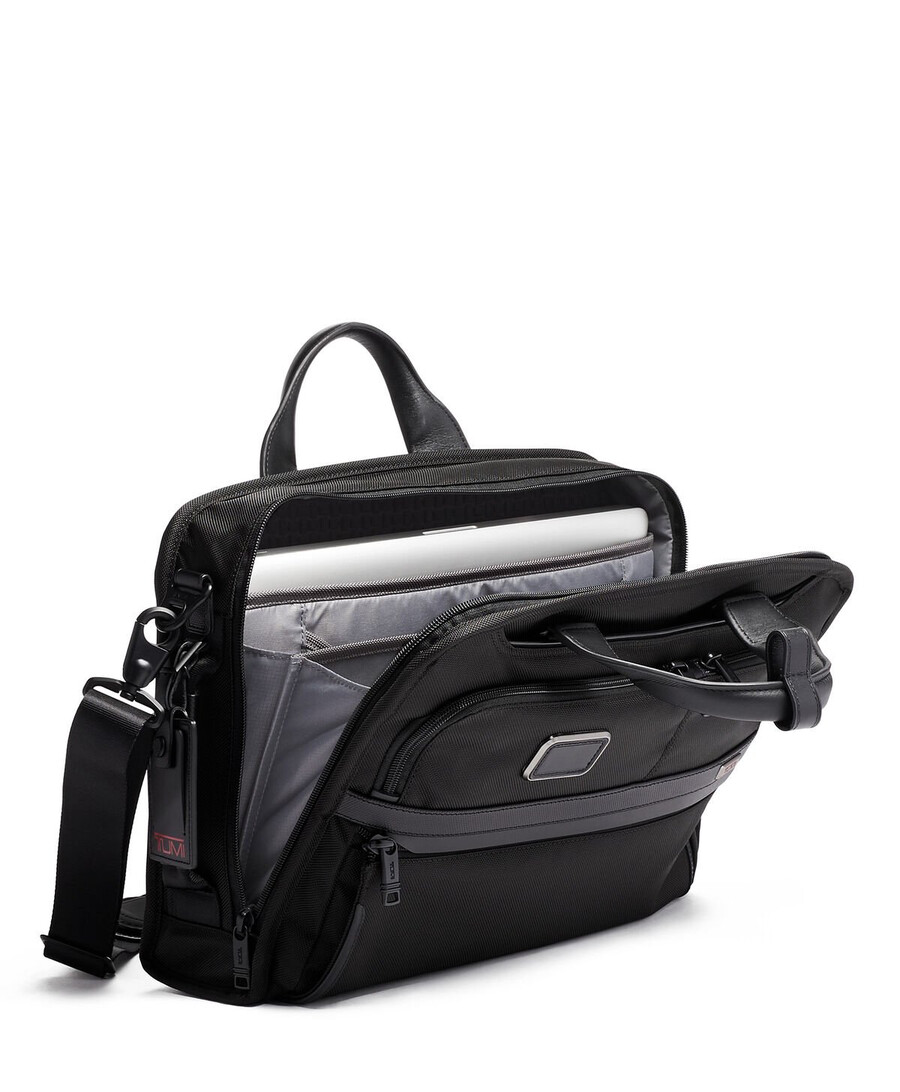 alpha 3 slim three way briefcase