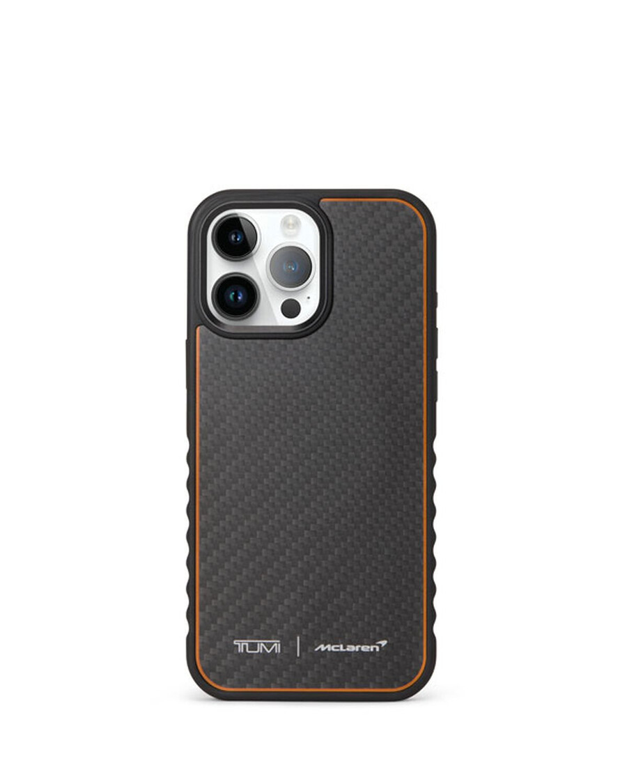 tumi mclaren carbon fiber magsafe iphone 16 pro max case