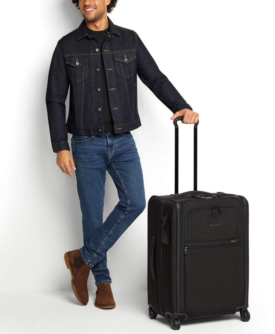 alpha 3 short trip expandable checked luggage 66 cm