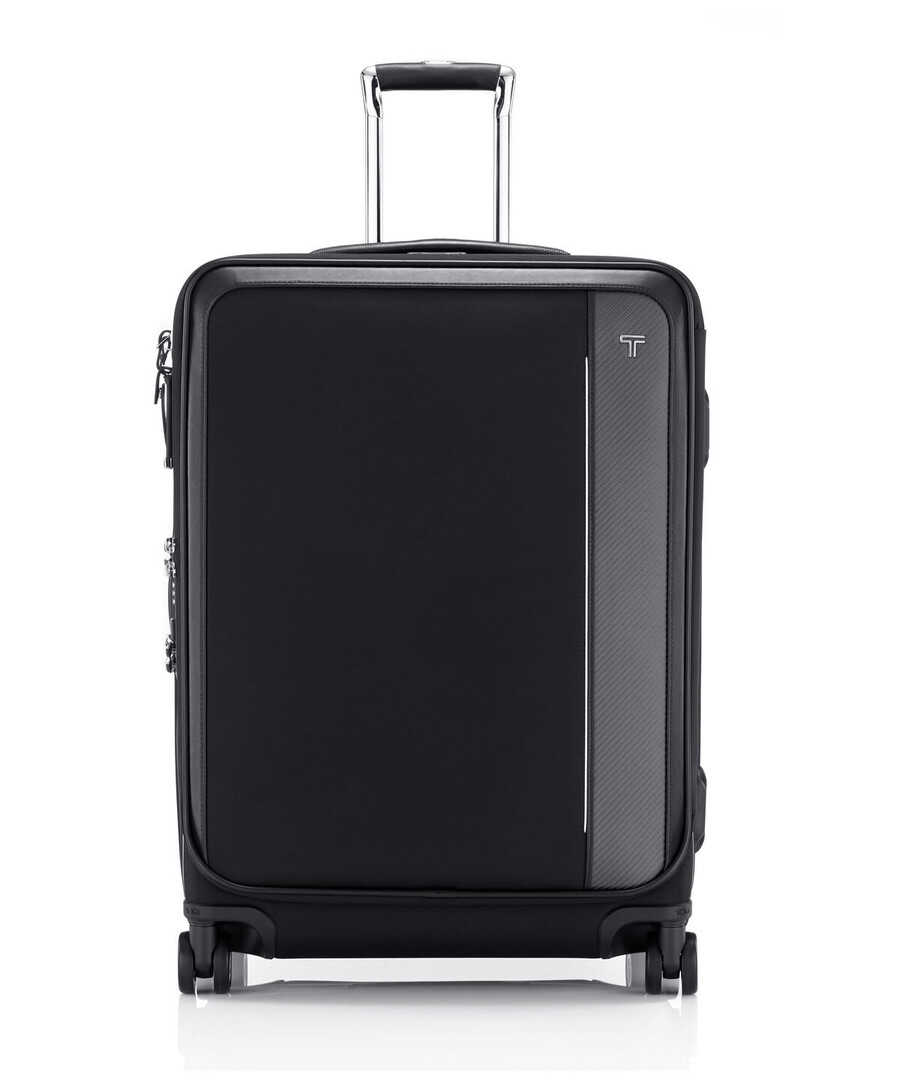 arrivé short trip expandable dual access checked luggage 66 cm