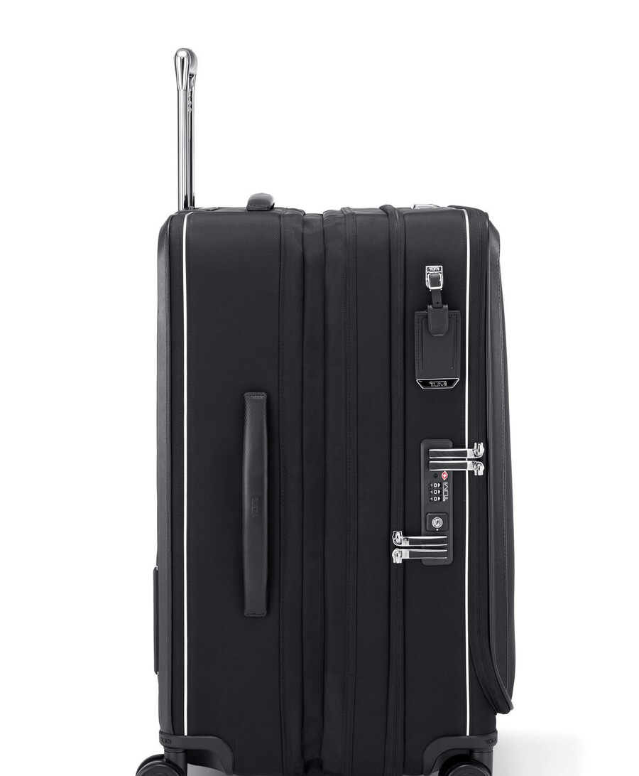 arrivé short trip expandable dual access checked luggage 66 cm
