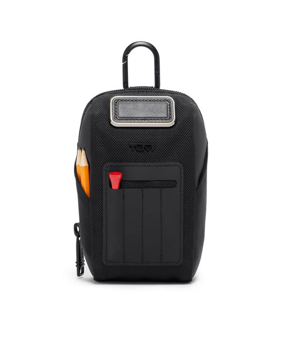 travel accessory golf pouch with tees