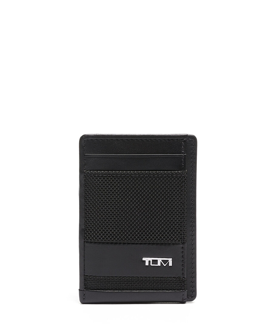 alpha money clip card case