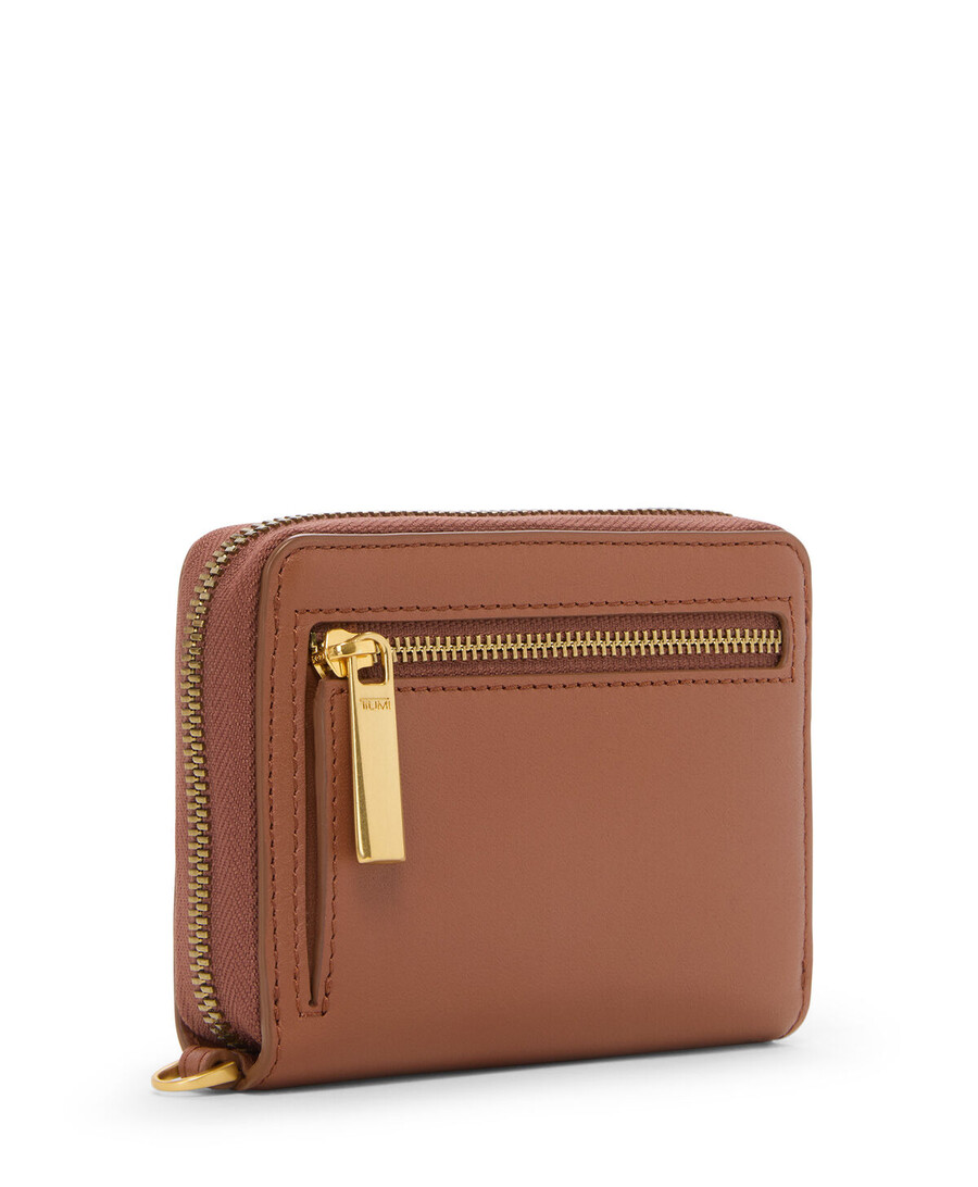 belden trifold zip-around wallet