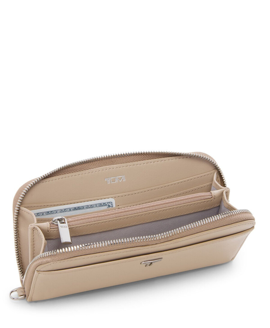 belden zip-around continental wallet