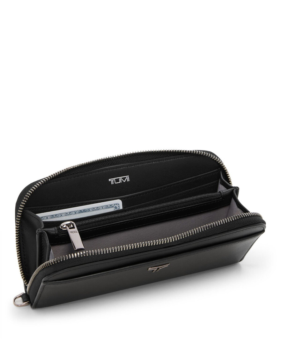 belden zip-around continental wallet